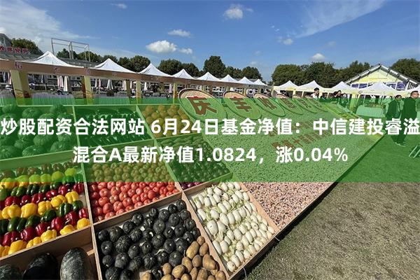 炒股配资合法网站 6月24日基金净值：中信建投睿溢混合A最新净值1.0824，涨0.04%