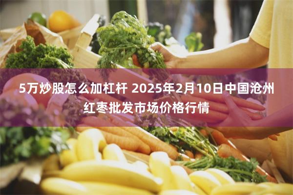 5万炒股怎么加杠杆 2025年2月10日中国沧州红枣批发市场价格行情